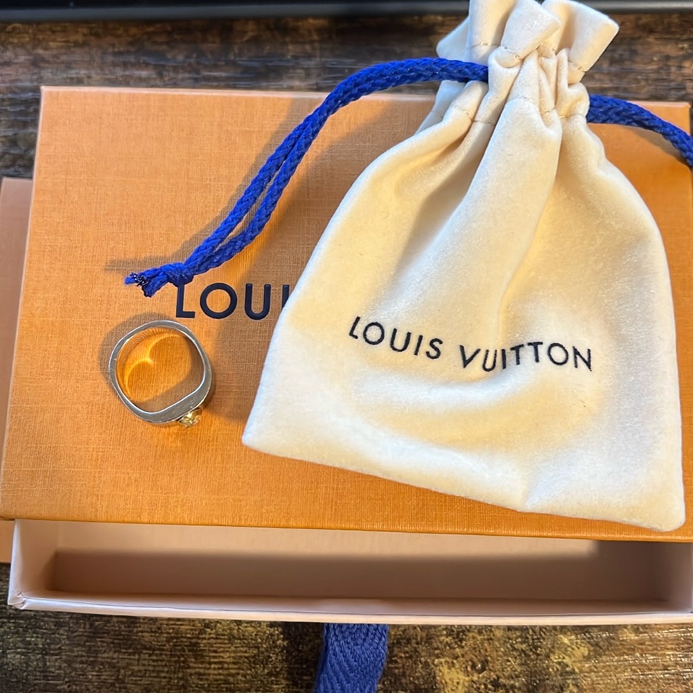 LV Nanogram Palladium Ring